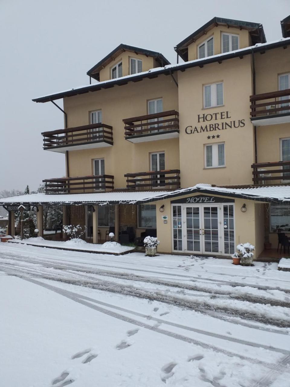 Hotel Gambrinus Abbadia San Salvator Exteriér fotografie