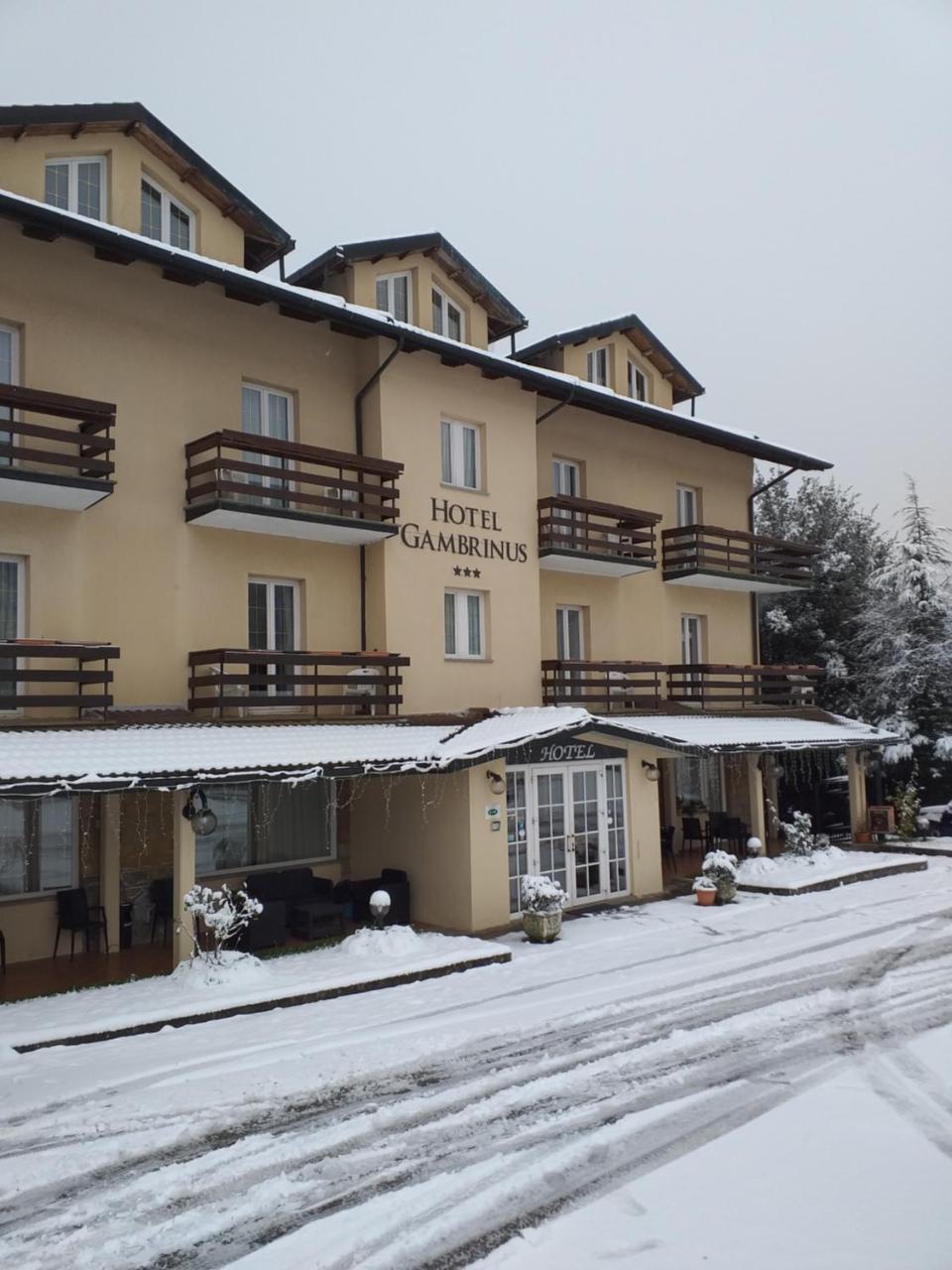 Hotel Gambrinus Abbadia San Salvator Exteriér fotografie